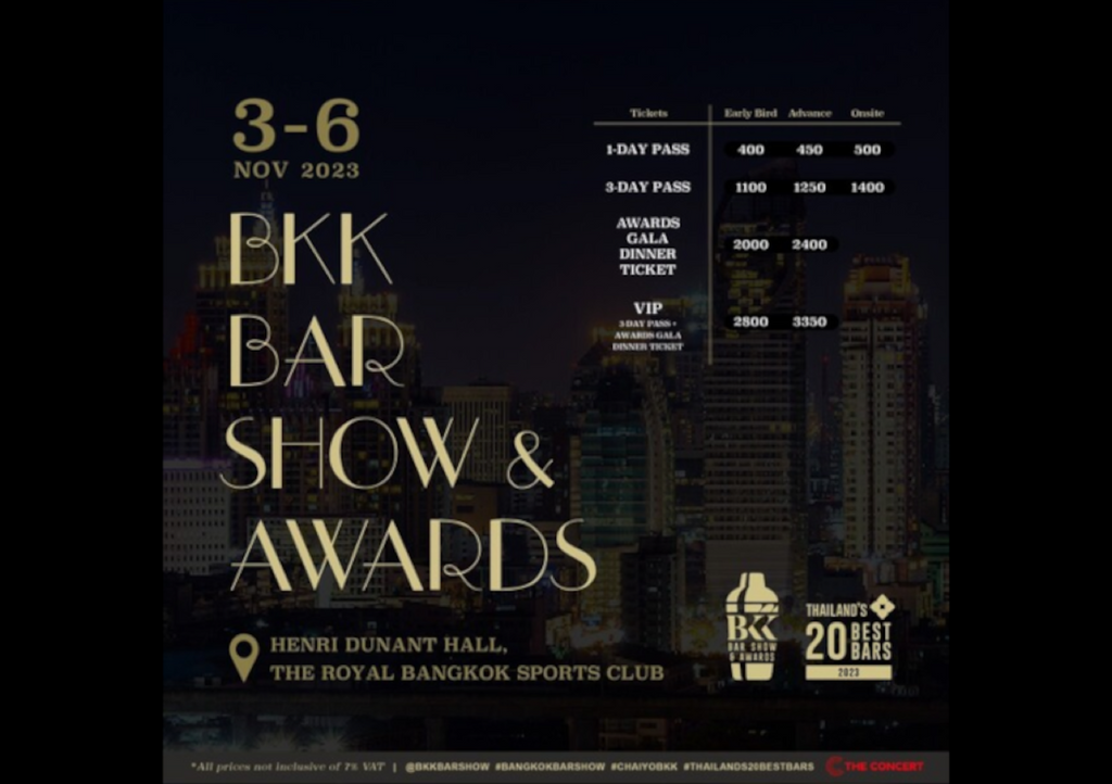 Bangkok Bar Show & Awards 2023: A Spirited Celebration of Mixology