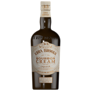 Image of Ezra Brooks Bourbon Cream bottle: A premium whiskey liqueur with balanced flavor and 12.5% alcohol content.