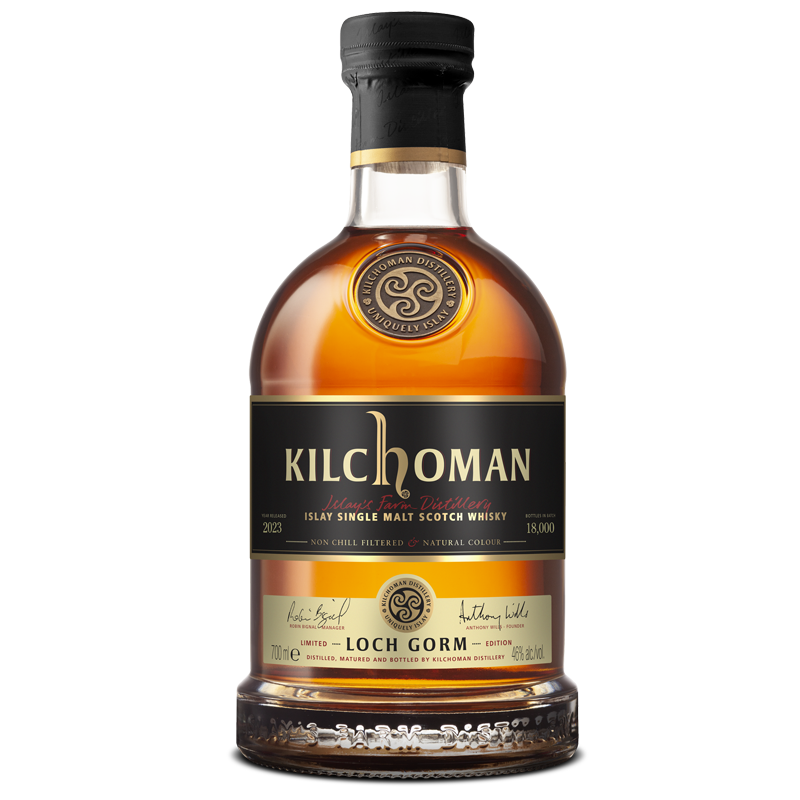 Image of Kilchoman Loch Gorm Whisky Bottle: A tribute to Islay's Loch Gorm with rich sherry matured notes.