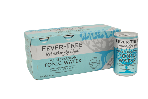 FEVER-TREE REFRESHINGLY LIGHT MEDITERRANEAN TONIC 1 box of 8 cans with 150ml each can - Speak Easy BKK, โซดา มะนาว, มะนาว, น้ำ โซดา, โซดา, ยาคู ล ท์ ผสม โซดา, กิน โซดา เปล่า ๆ, โซ จู โซดา, โซดา มิ้ น ท์ โรค ไต, กิน โซดา เปล่า ๆ ช่วย อะไร ได้ บ้าง, mixer