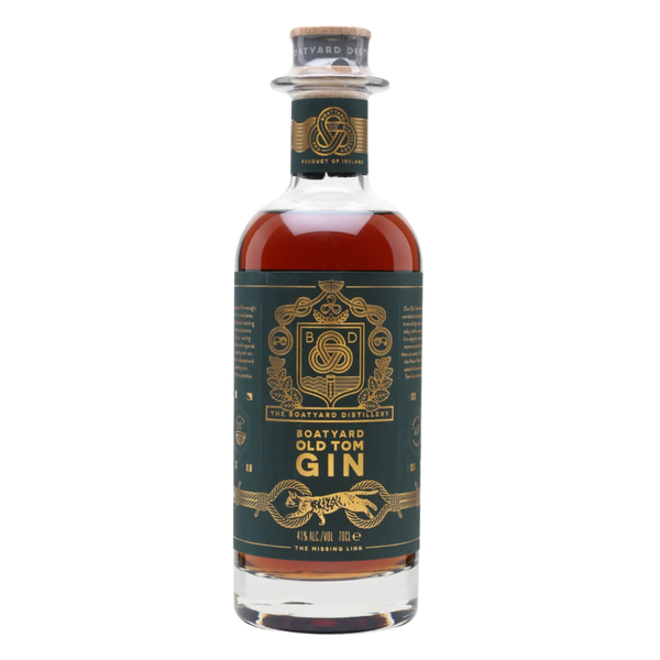 a bottle of Boatyard Old Tom Gin