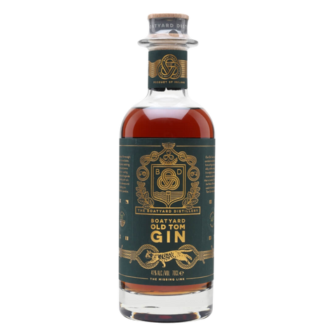 a bottle of Boatyard Old Tom Gin