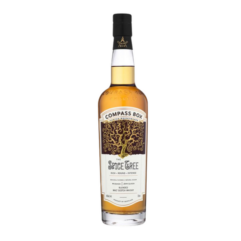 a bottle of The Spice Tree whiskey by Compass Box distillery