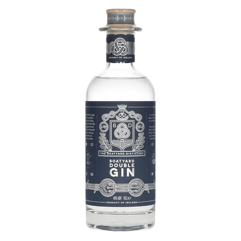 a bottle of Boatyard Double Gin