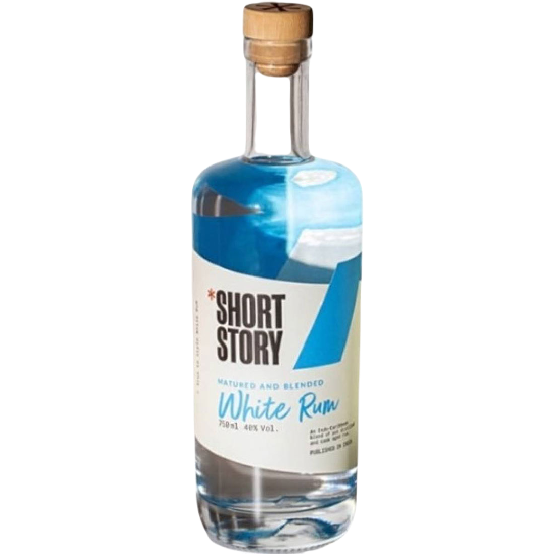 Image of Short Story Rum bottle: A stylish 750ml bottle, embodying sophistication and versatility for mixology and enjoyment.