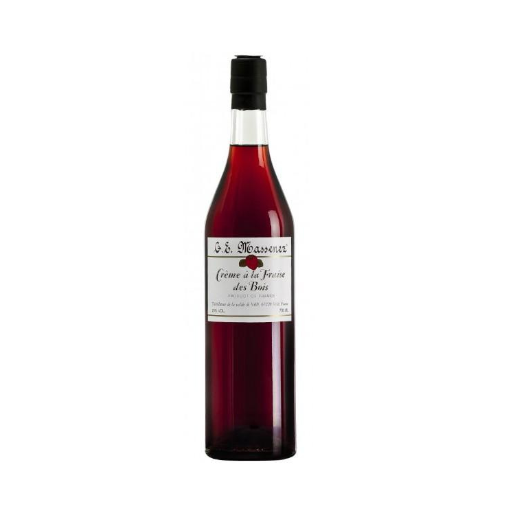 MASSENEZ CREME A LA FRAISE DES BOIS (WILD STRAWBERRIES) 70CL - Speak Easy BKK